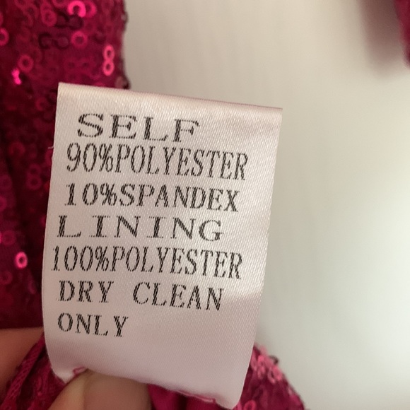 Tadashi Shoji Pink Sequim Dress - Picture 6 of 6